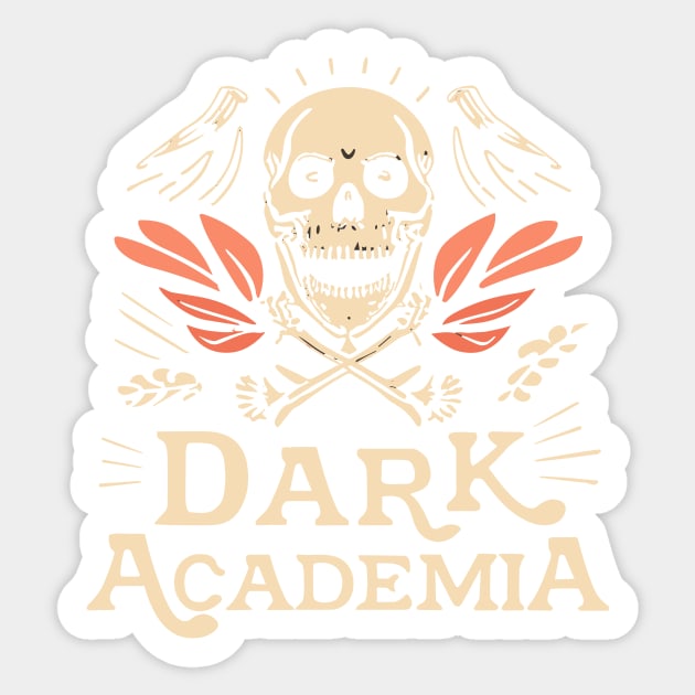 Dark Academia Sticker by Nikisha